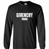 Inktee Store - Givenchy Paris Long Sleeve T-Shirt Image