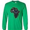 Inktee Store - African Black Panther Long Sleeve T-Shirt Image