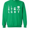 Inktee Store - Liberty Guns Beer Trump Support Funny Parody Lgbt Sweatshirt Image