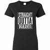 Inktee Store - Black Panther - Straight Outta Wakanda Women'S T-Shirt Image