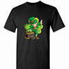 Inktee Store - St Patricks Day Shirt Dabbing Leprechaun Men'S T-Shirt Image
