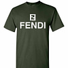 Inktee Store - Fendi Logo Men'S T-Shirt Image