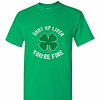 Inktee Store - St Patrick'S Day Beer Drinking - Shut Up Liver You'Re Fine Men'S T-Shirt Image