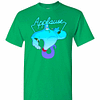 Inktee Store - Disney Aladdin Genie Applause Neon Light Graphic Men'S T-Shirt Image