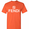 Inktee Store - Fendi Logo Men'S T-Shirt Image