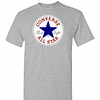 Inktee Store - Converse Navy Star Men'S T-Shirt Image