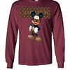 Louis Vuitton Stripe Mickey Mouse Stay Stylish Long Sleeve T-Shirt