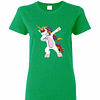 Inktee Store - Dabbing Unicorn Shirt - Funny Unicorn Dab Women'S T-Shirt Image