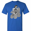 Inktee Store - Disney Beauty The Beast Belle Castle Rose Graphic Men'S T-Shirt Image