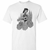 Inktee Store - Disney Beauty The Beast Belle Castle Rose Graphic Men'S T-Shirt Image