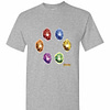 Inktee Store - Marvel Avengers Infinity War Stones Glow Men'S T-Shirt Image