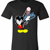 Inktee Store - Mickey Mouse Dabbing Los Angeles Dodgers Premium T-Shirt Image