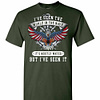 Inktee Store - Veteran Ive Seen The World In The Navy It'S Mostly Water Men'S T-Shirt Image