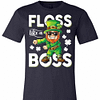 Inktee Store - Leprechaun Floss Like A Boss St Patricks Day Premium T-Shirt Image