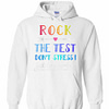 Inktee Store - Rock The Test Funny School Professor Teacher Joke Hoodies Image