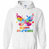 Inktee Store - Autism Awareness Gift Colorful Butterfly Autism Hoodies Image