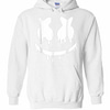 Inktee Store - Happy Marshmallow Smores Smiley Distressed Face Hoodies Image