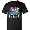Inktee Store - In World Where You Can Be Anything Be Kind Autism Men'S T-Shirt Image