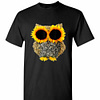 Inktee Store - Owl Sunflower Funny Sunflower Owl Lovers Men'S T-Shirt Image