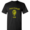 Inktee Store - State Of Oregon Flag Men'S T-Shirt Image