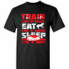 Inktee Store - Train Like A Beast Eat Like A Horse Sleep Like A Baby Men'S T-Shirt Image