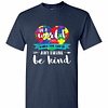 Inktee Store - In World Where You Can Be Anything Be Kind Autism Men'S T-Shirt Image