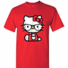 Inktee Store - Hello Kitty Nerd Glasses Men'S T-Shirt Image
