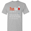 Inktee Store - Funtie Definition The Fun Aunt Like A Mom Funny Wine Men'S T-Shirt Image