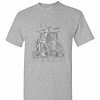 Inktee Store - Odin On His Throne Norse Viking Mythology Allfather Men'S T-Shirt Image