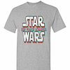 Inktee Store - Star Wars Force Awakens Distressed Logo Men'S T-Shirt Image