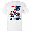 Inktee Store - Mickey Donald Goofy The Three New England Patriots Men'S T-Shirt Image