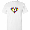 Inktee Store - Autism Awareness Superhero Men'S T-Shirt Image