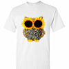 Inktee Store - Owl Sunflower Funny Sunflower Owl Lovers Men'S T-Shirt Image