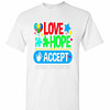 Inktee Store - Autism Awareness Day Aspergers Syndrome Parents Men'S T-Shirt Image