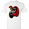 Inktee Store - Cartoon Greek Warrior Spartan Logo Vector Image Men'S T-Shirt Image