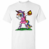 Inktee Store - Dabbing Unicorn Softball Men'S T-Shirt Image