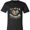 Inktee Store - It'S Ok To Be Different Autism Awareness Premium T-Shirt Image