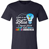 Inktee Store - Light It Up Blue 2 April 2019 For Autism Awareness Premium T-Shirt Image