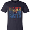 Inktee Store - Captain Marvel Movie Higher Further Faster Premium T-Shirt Image