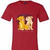 Inktee Store - Disney Lion King Simba Nala Love Valentine'S Graphic Premium T-Shirt Image