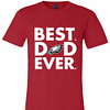 Inktee Store - Best Father'S Day Philadelphia Eagles Primary Dad Premium T-Shirt Image