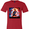 Inktee Store - Captain Marvel Movie Poster Suited Up Premium T-Shirt Image