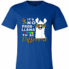 Inktee Store - It'S No Prob Llama To Be Different Autism Awareness Premium T-Shirt Image