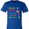 Inktee Store - Colorful Asd For Proud Parents Of An Autistic Child Premium T-Shirt Image