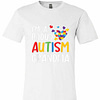 Inktee Store - I'M A Proud Autism Grandma Autism Awareness Premium T-Shirt Image