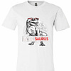 Inktee Store - Daddysaurus Fathers Day Gifts T Rex Daddy Saurus Men Premium T-Shirt Image