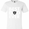 Inktee Store - Best Father'S Day Oakland Raiders Dad Premium T-Shirt Image