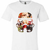 Inktee Store - Star Wars Floral Print Stormtrooper Premium T-Shirt Image