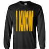 Inktee Store - Star Wars Han Solo I Know Mens Long Sleeve T-Shirt Image