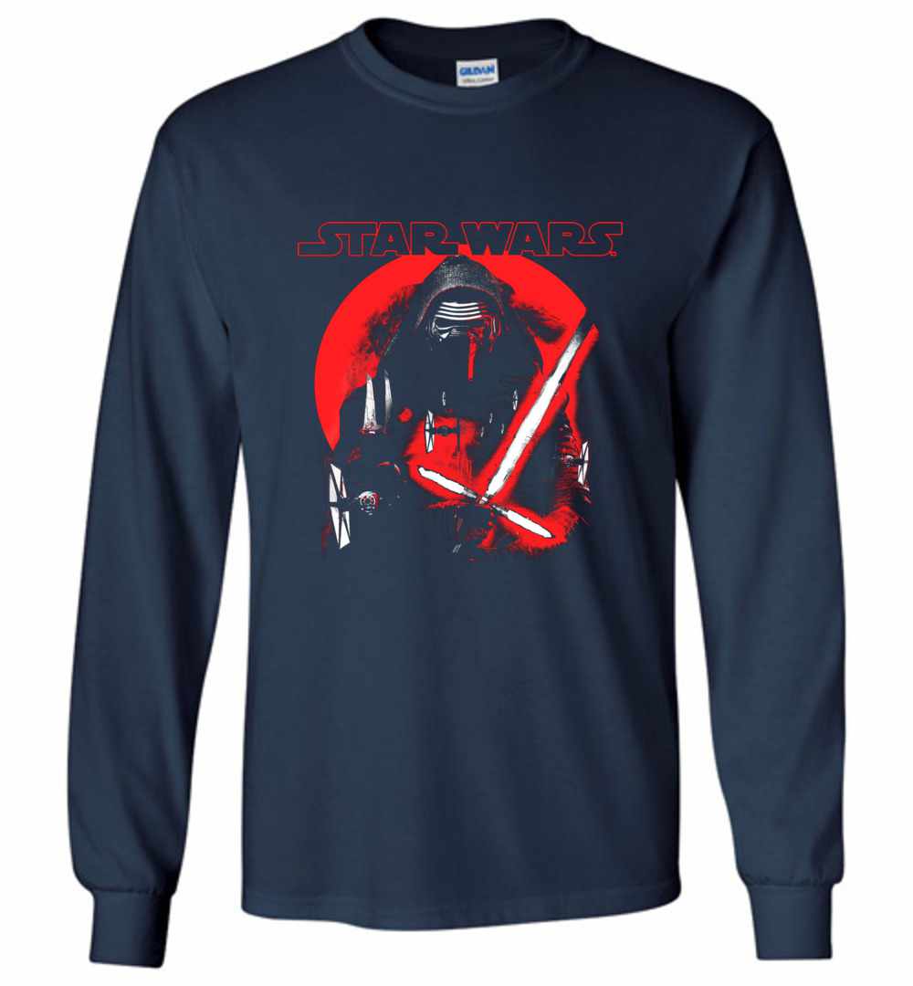 Inktee Store - Star Wars Ren Circled Long Sleeve T-Shirt Image